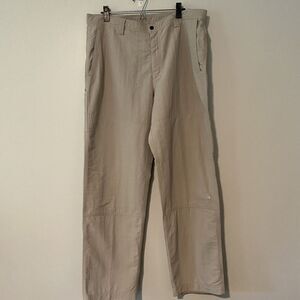 The North Face Pants Mens 38x32 Nylon Bone Khaki Lightweight Hiking Outdoor